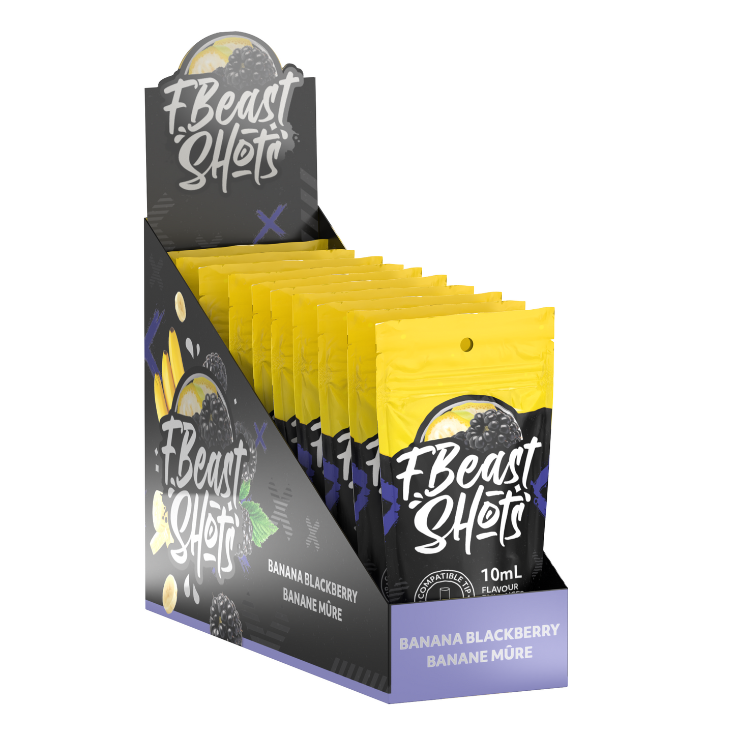 F.Beast - Flavour Shot - [10 Retail Units per Carton] - Banana Blackberry