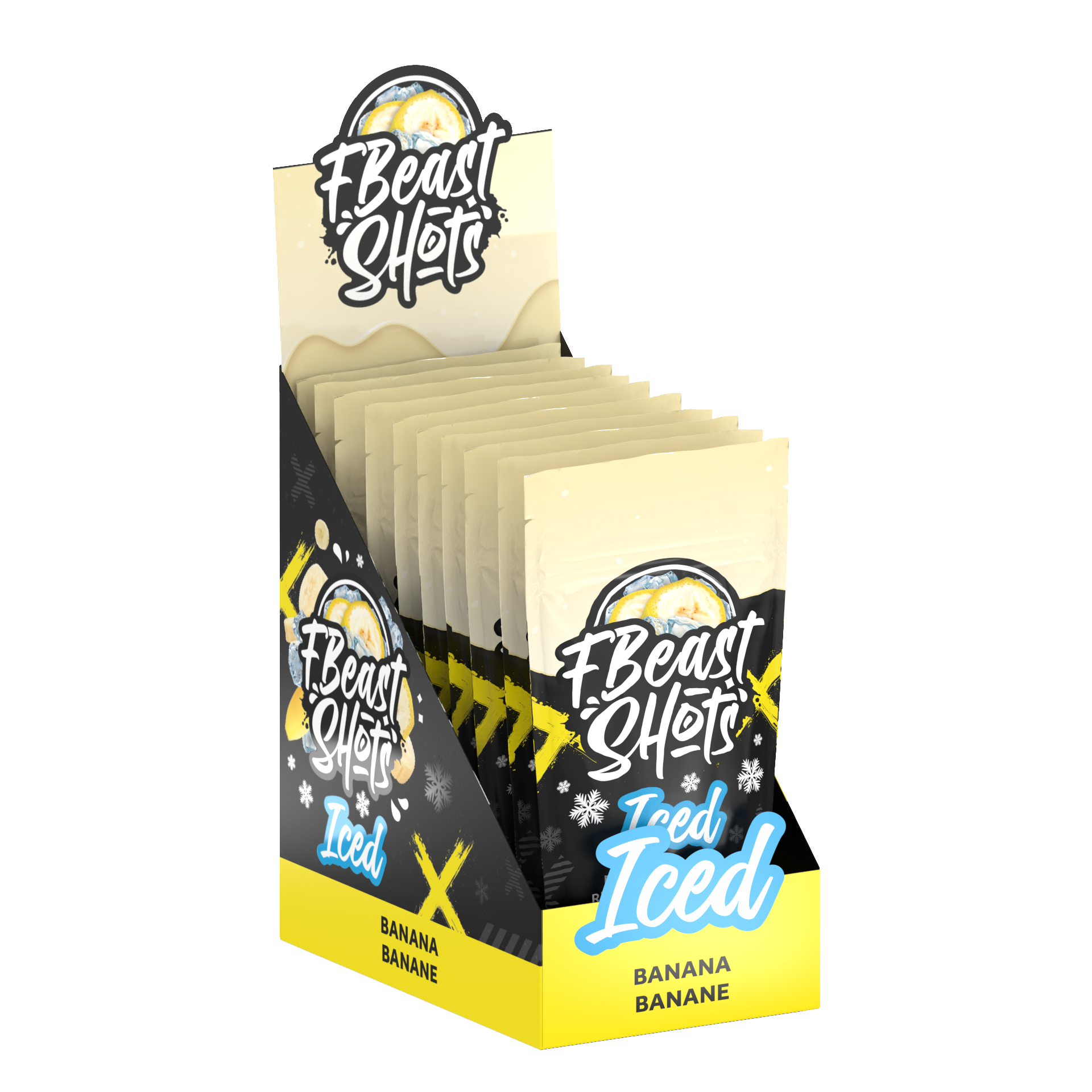 F.Beast - Flavour Shot - [10 Retail Units per Carton] - Banana Iced ...
