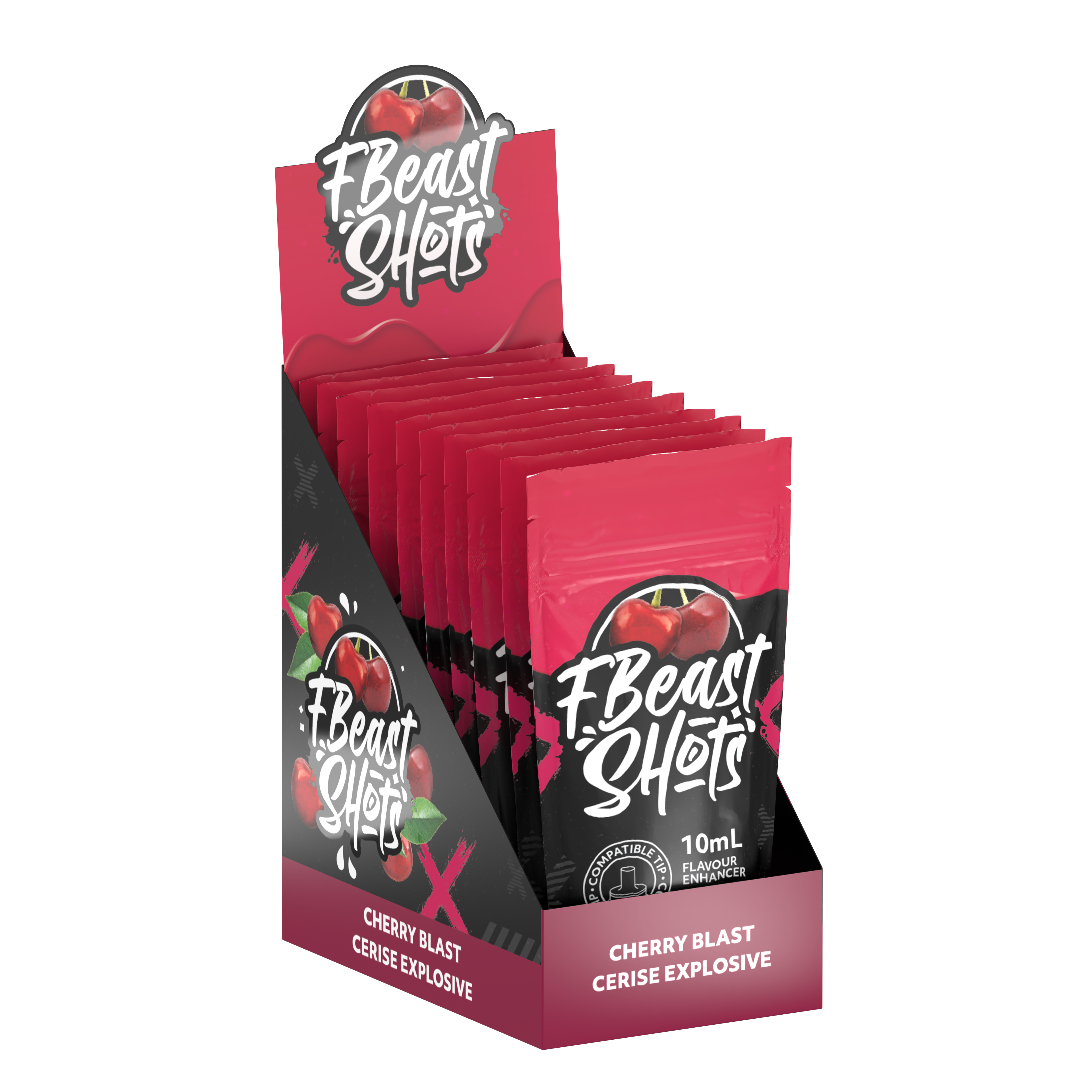 F Beast Shots - Cerise Explosive (10 bouteilles/carton) – Flavour Alchemy