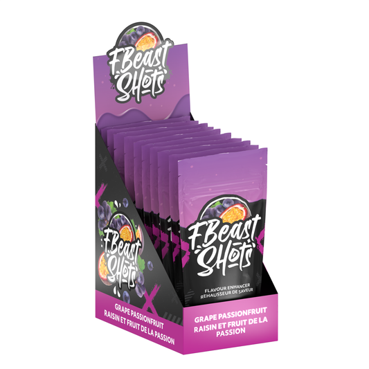 F Beast Shots - Raisin et Fruit de la Passion (10 bouteilles/carton)