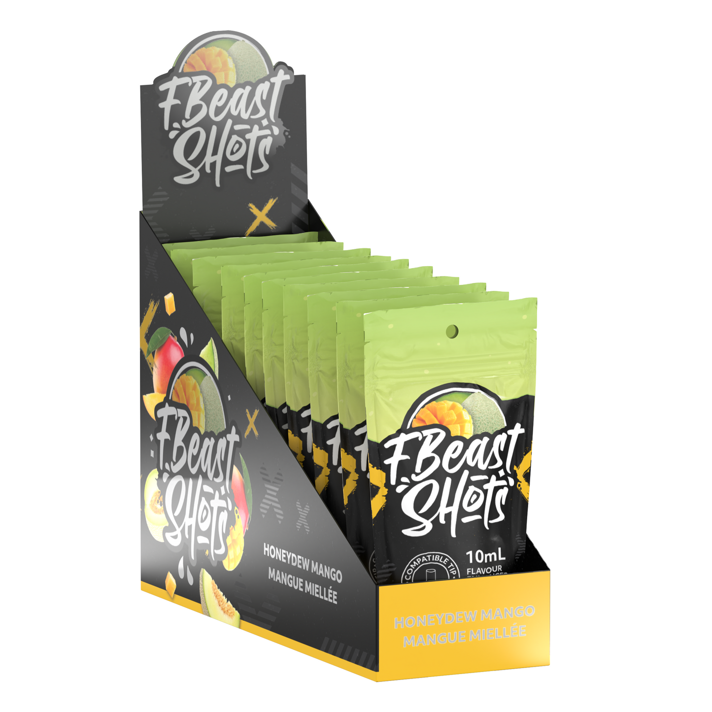 F.Beast - Flavour Shot - [10 Retail Units per Carton] - Honeydew Mango