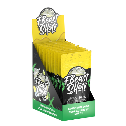 F Beast Shots - Soda au Lime et Citron (10 bouteilles/carton)