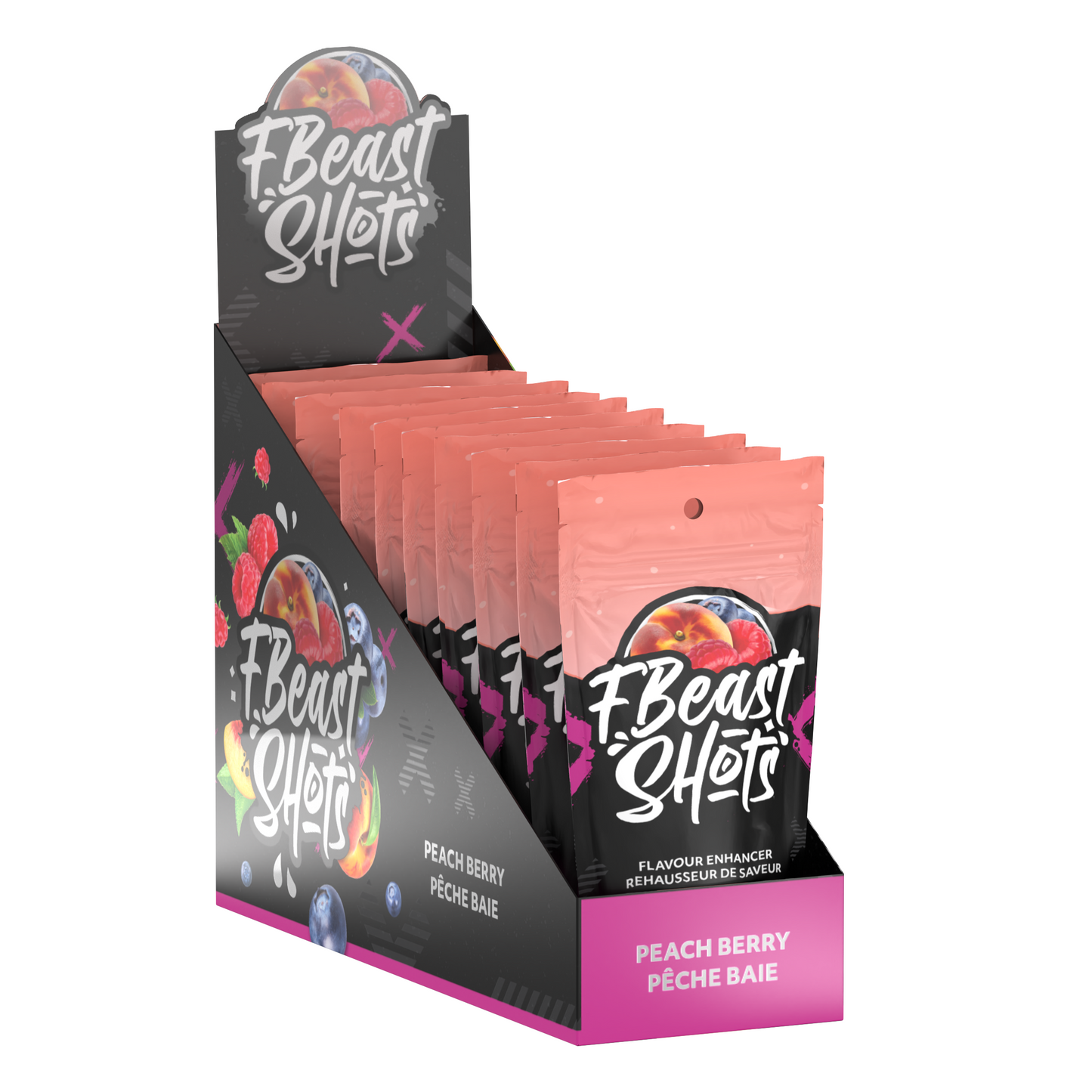 F.Beast - Flavour Shot - [10 Retail Units per Carton] - Peach Berry