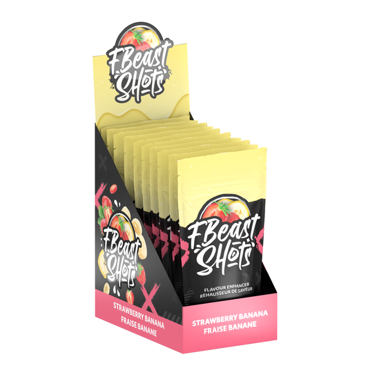 F Beast Shots - Fraise Banane (10 bouteilles/carton)