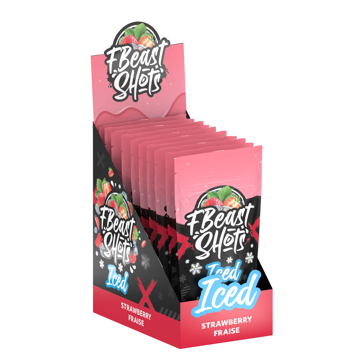 F Beast Shots - Fraise Glacé (10 bouteilles/carton)