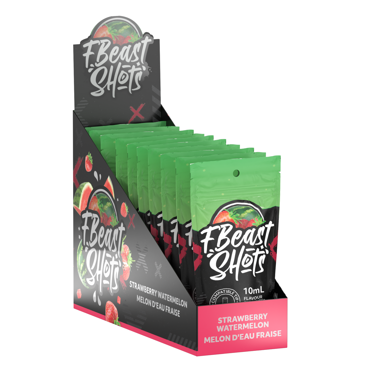 F.Beast - Flavour Shot - [10 Retail Units per Carton] - Strawberry Watermelon