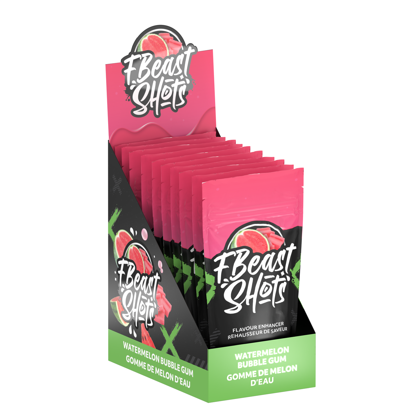 F Beast Shots - Gomme de Melon d’eau (10 bouteilles/carton)