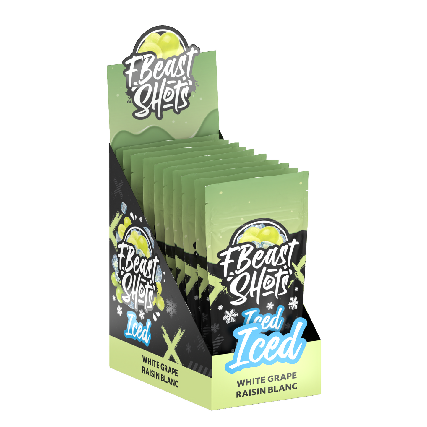 F Beast Shots - Raisin blanc Glacé (10 bouteilles/carton)