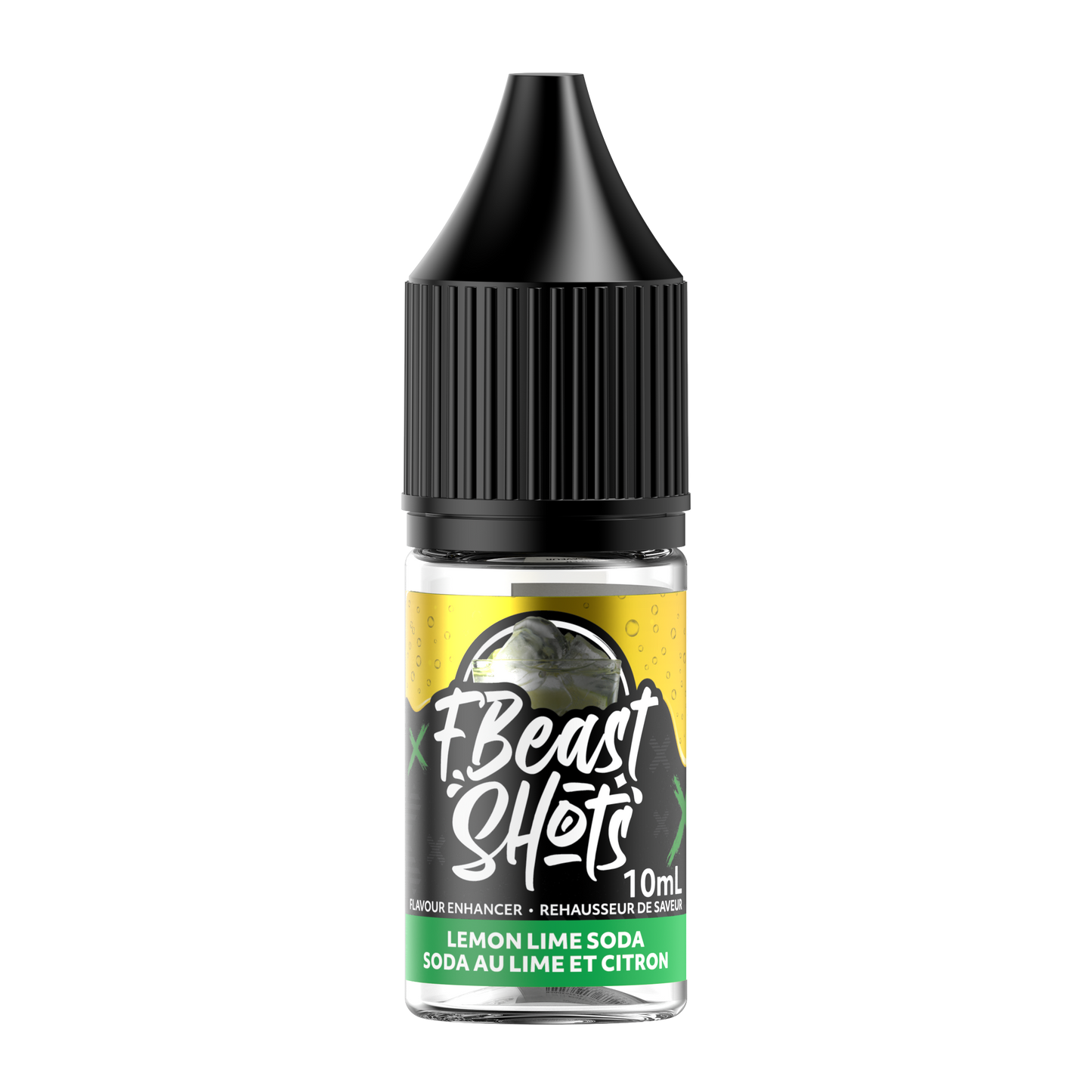 F Beast Shots - Soda au Lime et Citron (10 bouteilles/carton)